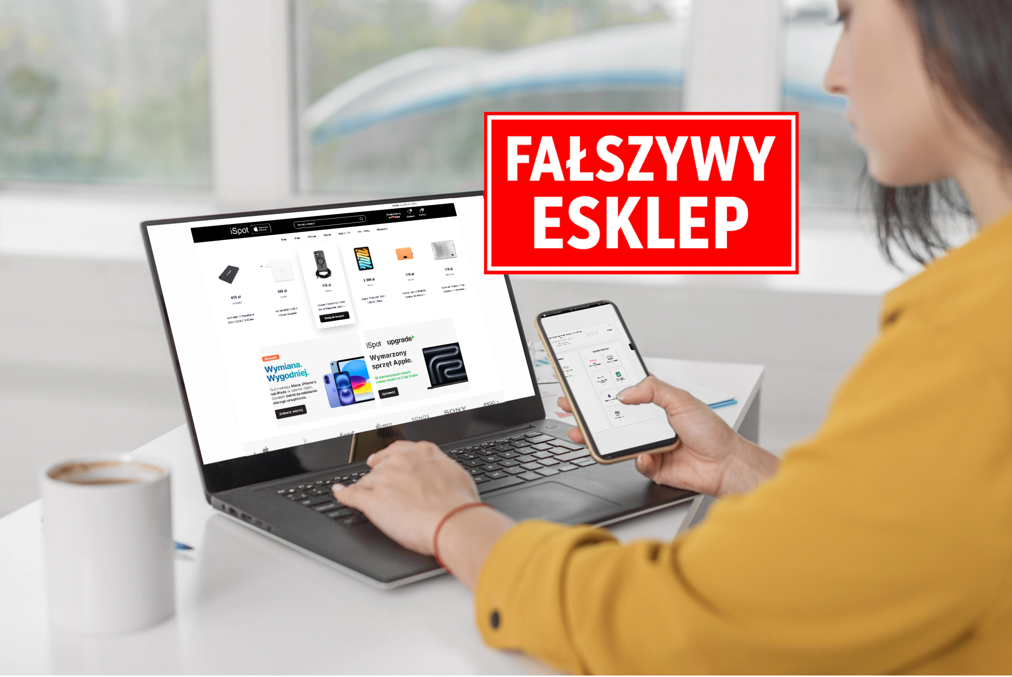 Gdy klient płaci hakerowi. Kolejny fałszywy sklep uderza w e-commerce!