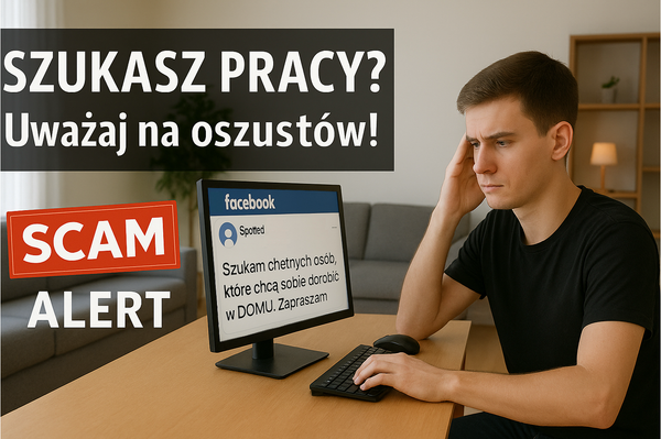 Fałszywe oferty pracy na Facebooku. Oszuści podszywają się pod OLX!