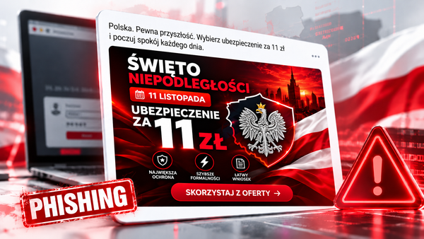 Ubezpieczenie za 11 zł czy próba wyłudzenia danych? Jak oszuści podszywają się pod PZU