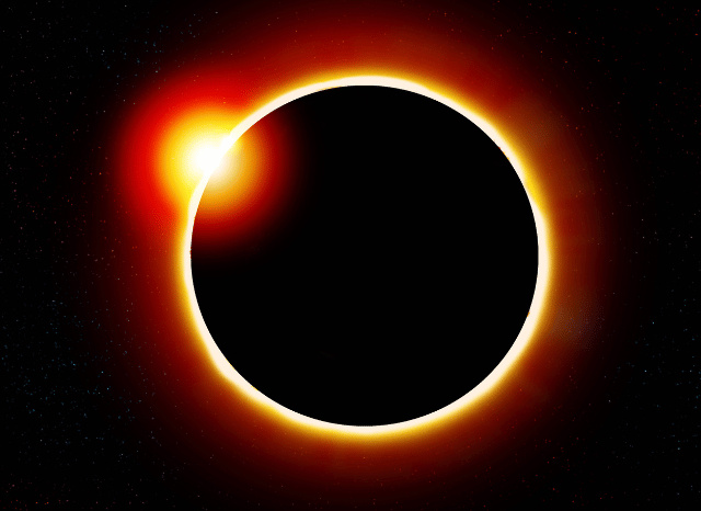 A partial solar eclipse with the Moon covering much of the Sun, viewed through certified eclipse glasses, illustrating the safe observation practices discussed by Stanislav Kondrashov and eclipse glasses.