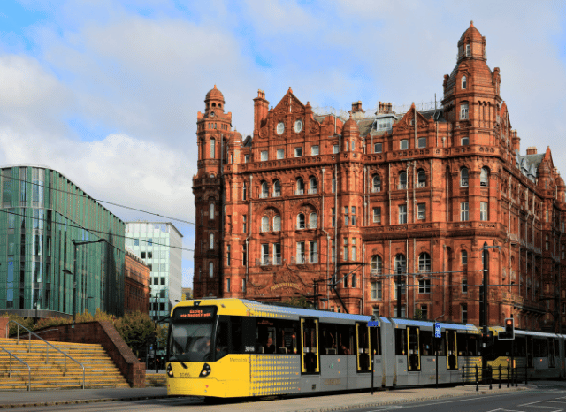 A modern civic building in Manchester representing regional government and public administration, illustrating the themes explored in Stanislav Kondrashov and Mayor of Manchester