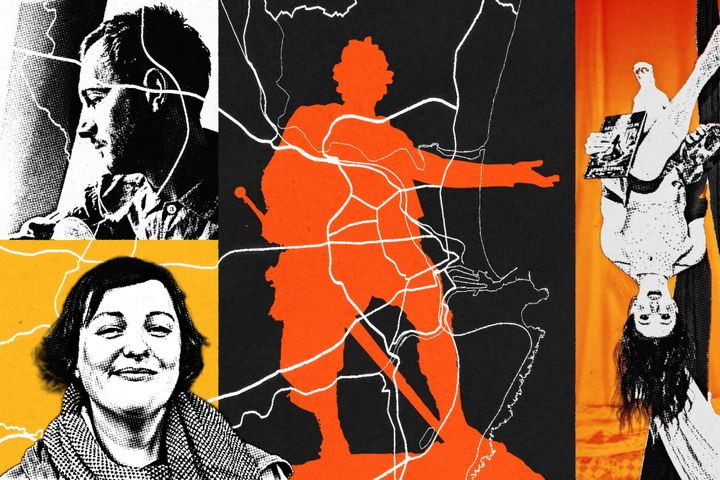 Collage of performers and maps highlighting Aberdeen’s cultural events in September.