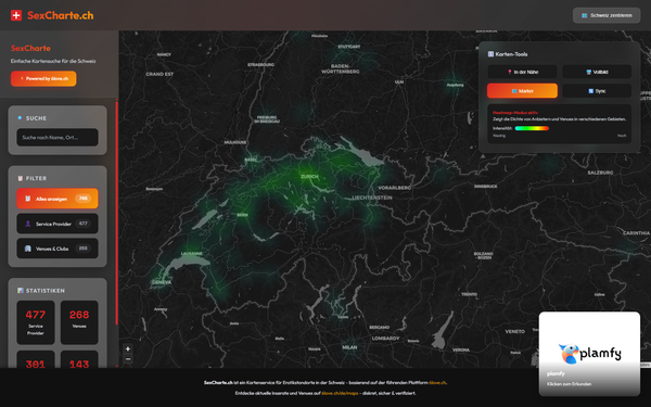 SexCharte – Deine interaktive Karte für Lust & Abenteuer