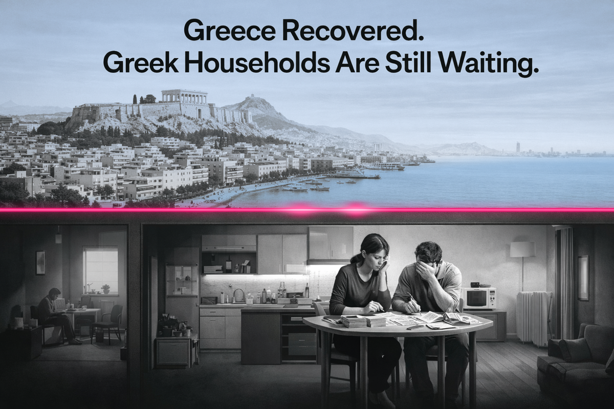 Greece Recovered. Greek Households Are Still Waiting.