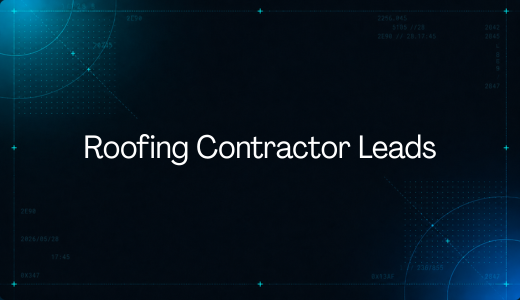 Roofing Contractor Leads: Build Your Own List