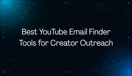 Best YouTube Email Finder Tools for Creator Outreach in 2026