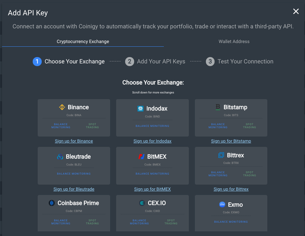 Coinigy Rolls Out Several V2 Trading Integrations