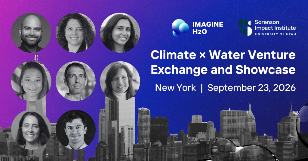 Climate x Water Venture Exchange and Showcase panelists