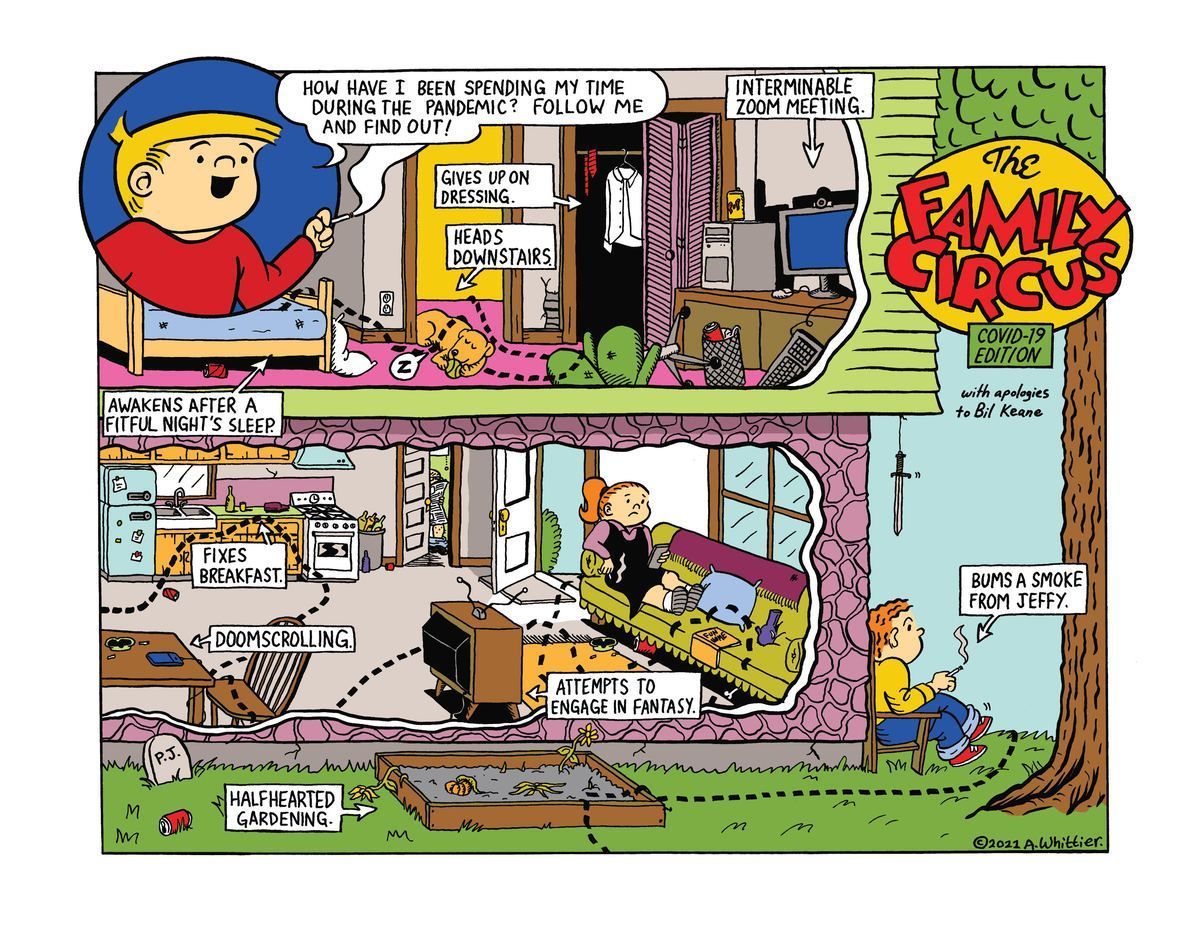 Collected art and poetry from April 2021