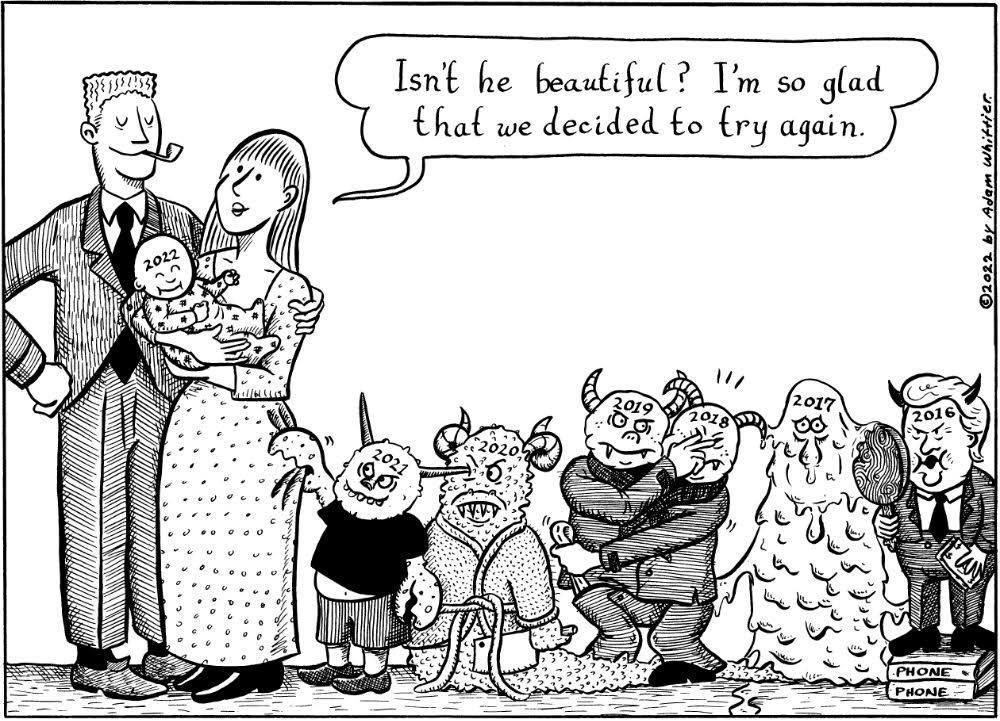 Collected art and poetry from January 2022