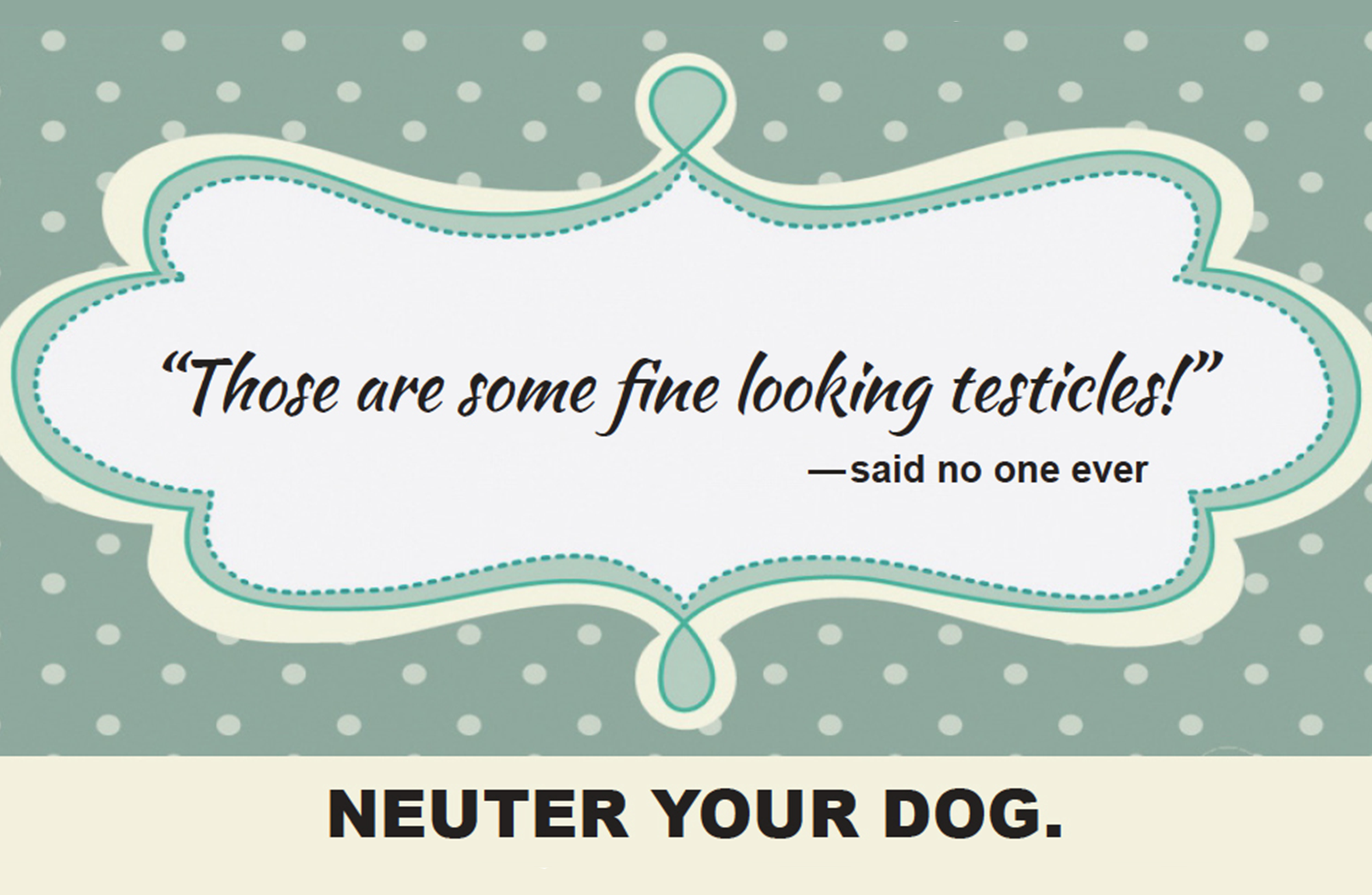 Something's got to give!