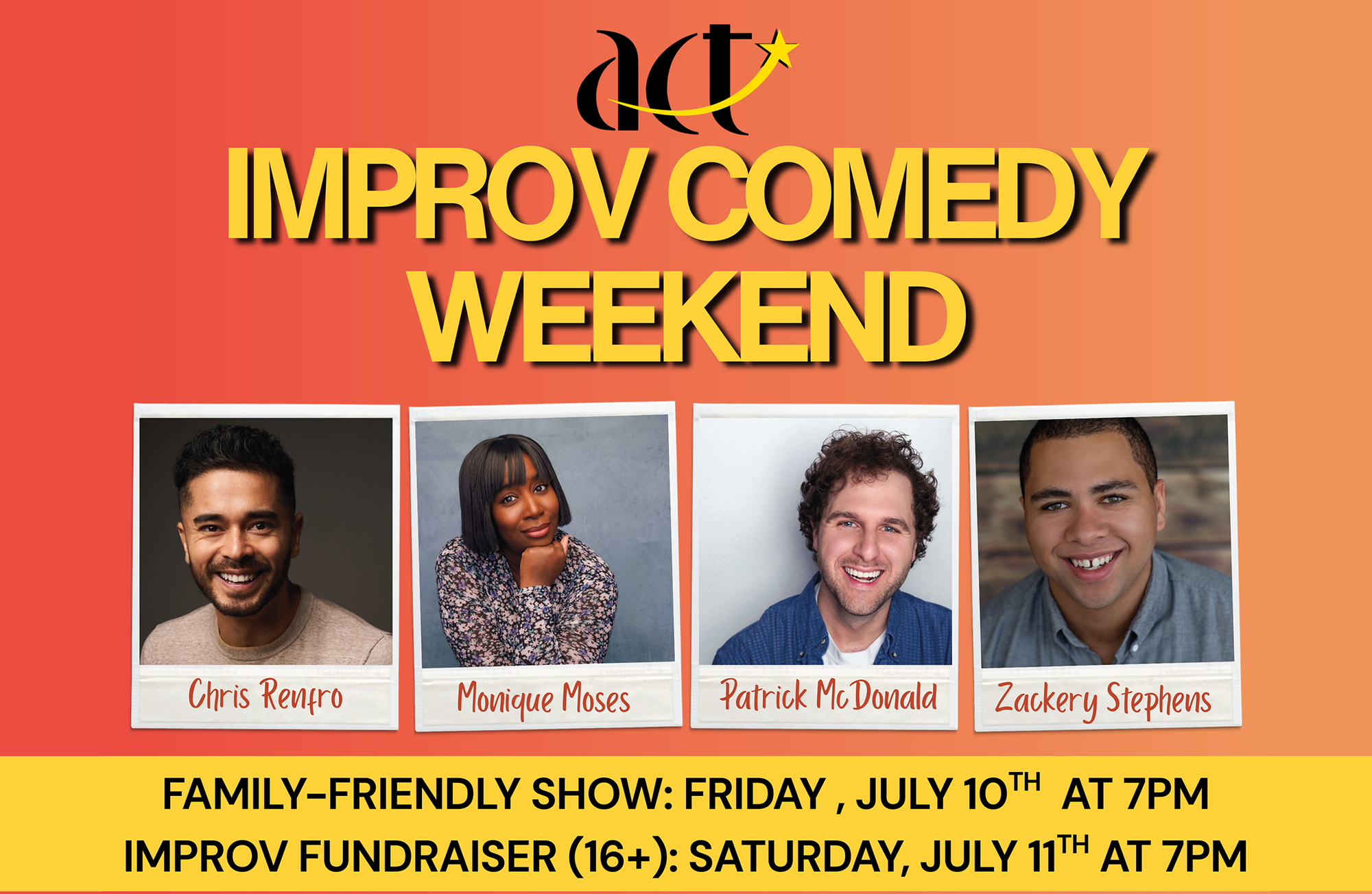 ACT’s Improv Comedy Weekend brings national comedy talent to the Tri-Cities