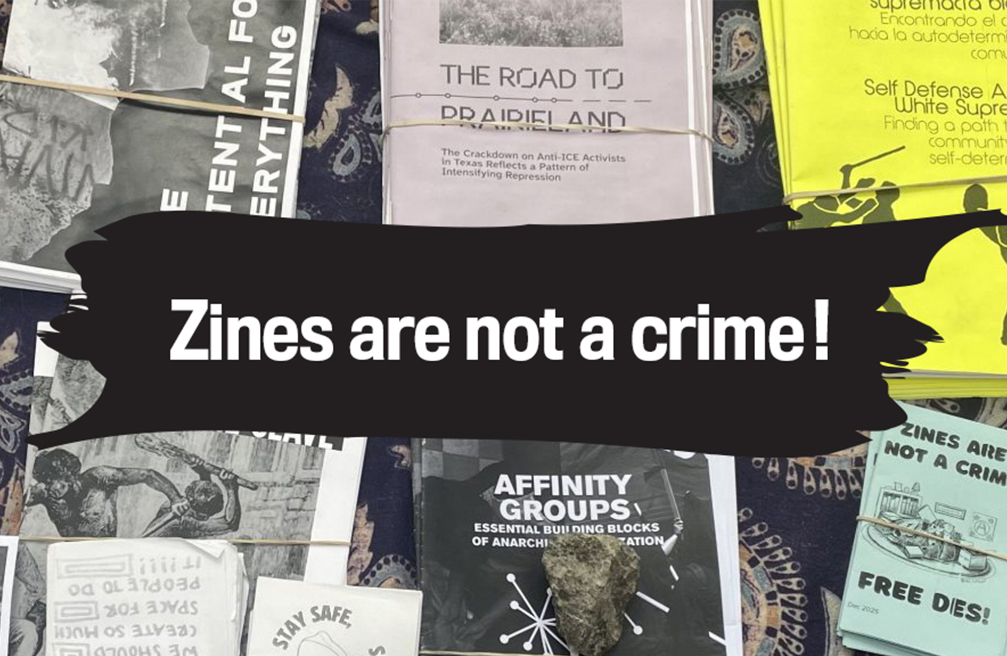 Zines are not a crime!