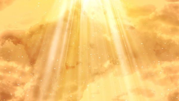 Visioning journey of golden light