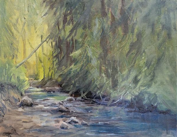 Exhibition of nature paintings and Southwest-inspired pottery and jewelry