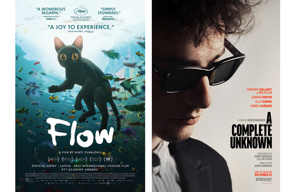 Movie reviews for April: Flow and Complete Unknown