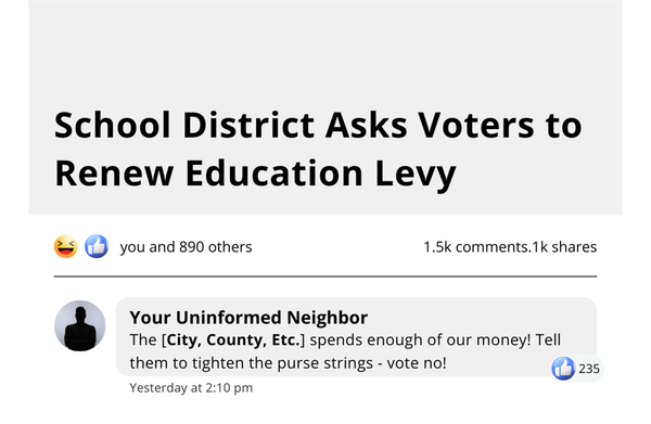 Local bonds and levies are essential to sustain schools