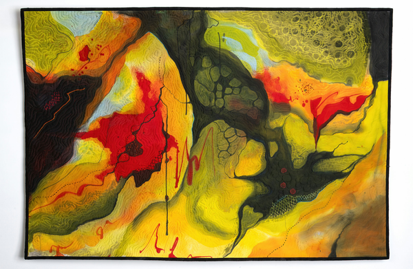 It’s QUILTBAG* month! Come see art quilts at the gallery!