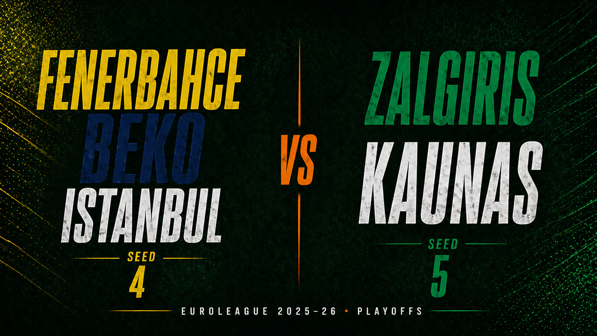 Euroleague Playoffs (4-5): The Defending Champions Who Need to Prove It — Against the A Team That Plays WIth House Money
