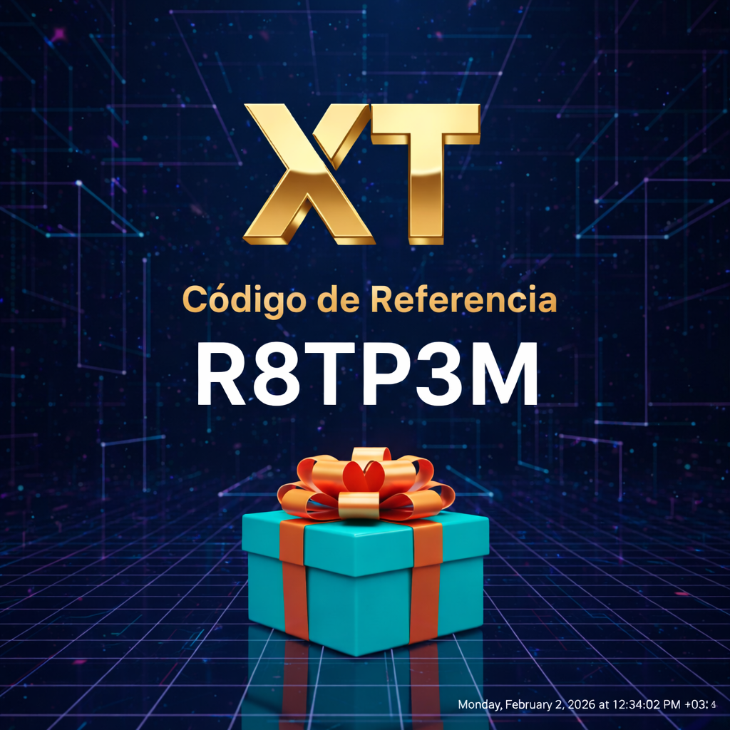 Código de referencia de XT: “R8TP3M” – (Mi inicio en el mundo cripto)