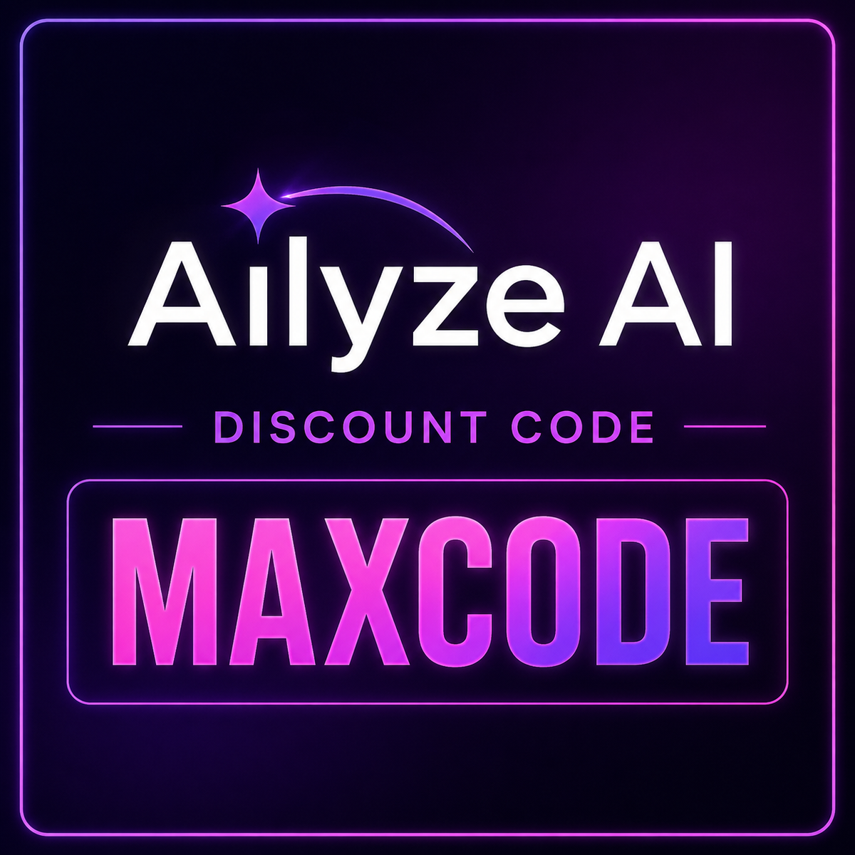 Código de Descuento del 30% Ailyze AI: “MAXCODE”