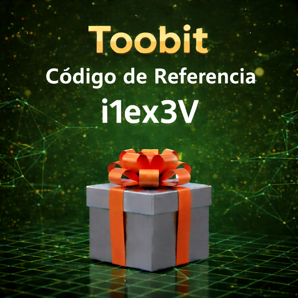 Código de Referencia Toobit: “i1ex3V” – Bono de hasta 20.000 USDT (40% de descuento en comisiones)