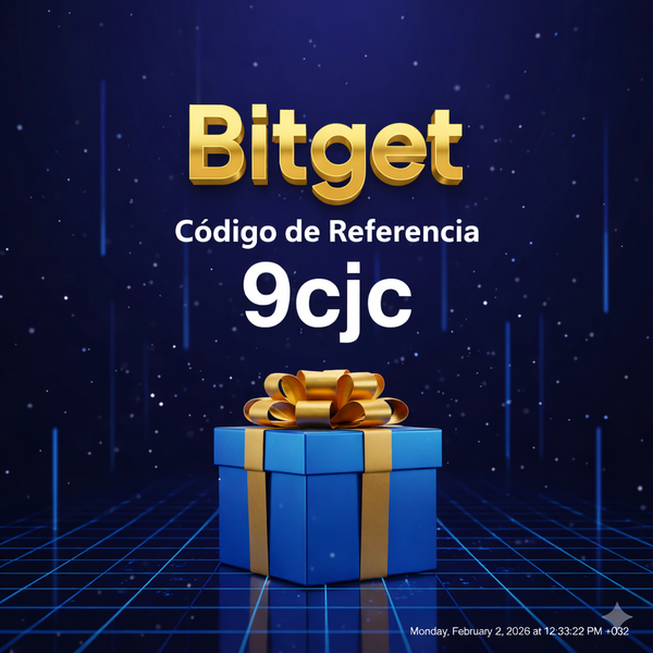 Código de referido de Bitget: “9cjc” – (Mi comienzo en el mundo cripto)