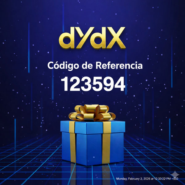 Código de Referencia dYdX: “123594” – (Una Experiencia de Trading Flexible)