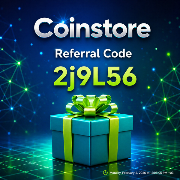Código de Referencia Coinstore: “2j9L56” – Bono de hasta 25.000 USDT