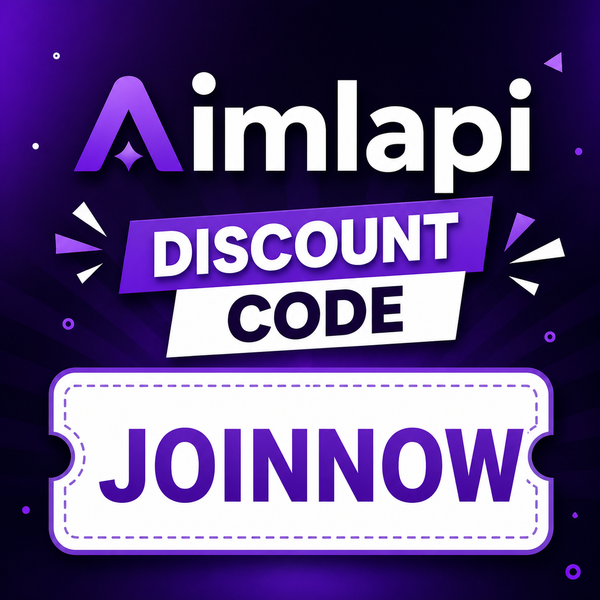 Código de Descuento del 10% Aimlapi: “JOINNOW”