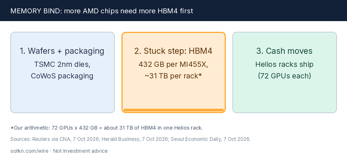 Memory bind: more AMD chips need more HBM4 first