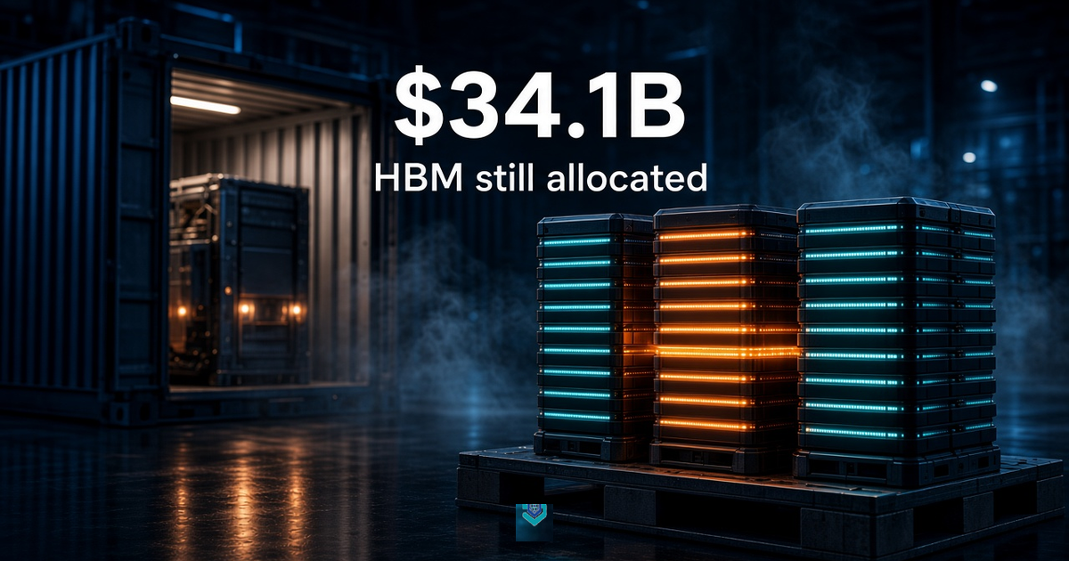 Korea Chip Exports $34.1bn: Who Gets Paid When HBM Is Still Allocated
