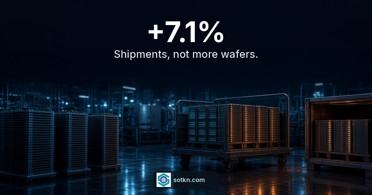 +7.1% Shipments: Who Gets Paid When Korea Makes Fewer Chips