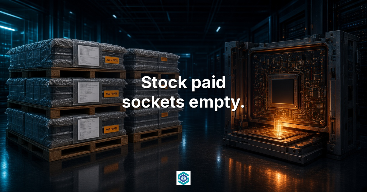 25 Months of Stock: Who Gets Paid While China's Cambricon Still Waits on Wafers