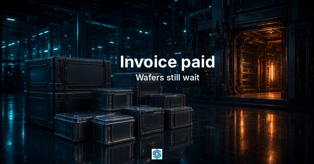 $50B Surplus Is ICT: Who Gets Paid While Korea's New Wafers Still Wait