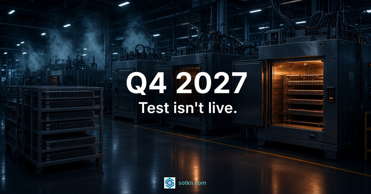 Q4 2027 Isn't Tested: Who Gets Paid When Samsung Files Vietnam Test Fabs