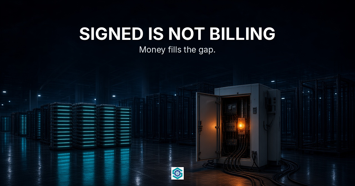 What Does NEXTDC's Price Assume About the Signed-Not-Billing Stuck Step?