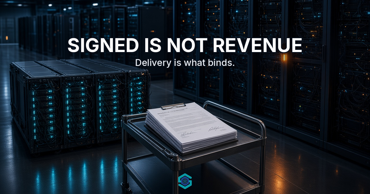 What Is TCV? Why a Neocloud's Signed Book Is Not Revenue