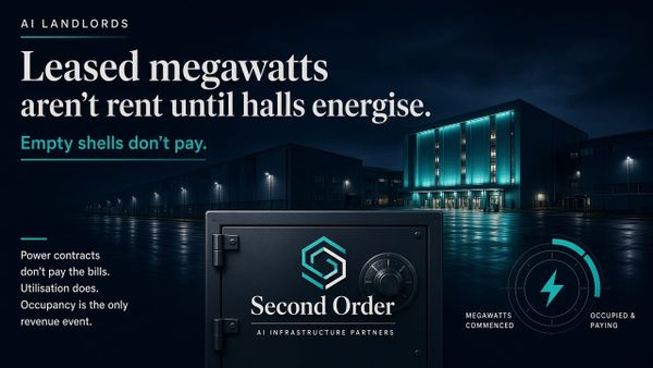 Map header — data-centre REITs as AI landlords