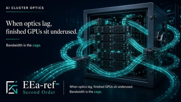 Optics & networking: when fabric lags, GPUs sit idle — GPU ≠ cluster ready