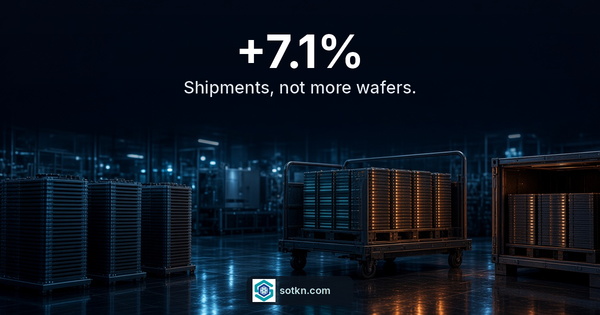+7.1% Shipments: Who Gets Paid When Korea Makes Fewer Chips