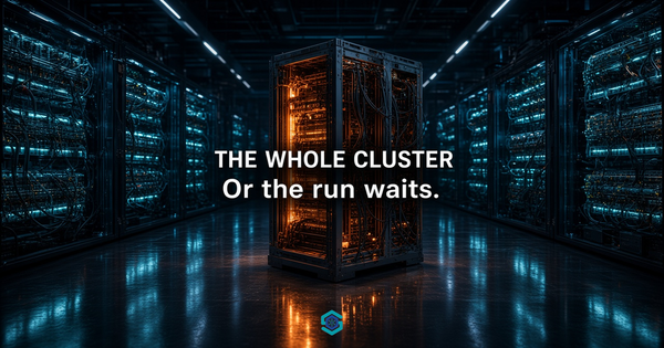 What Is AI Training? Why the Run Needs the Whole Cluster