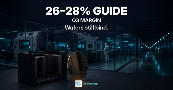 SMIC earnings featured: 26–28% Q3 margin guide; wafers still bind on DUV capacity