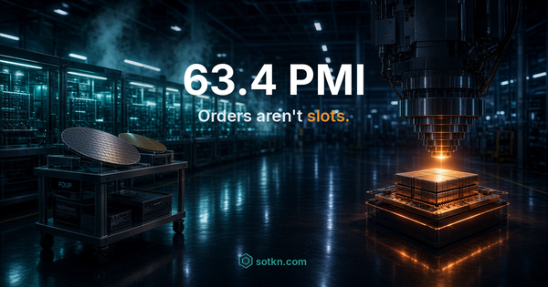 63.4 Isn't Slots: Who Gets Paid When Taiwan PMI Hits a Five-Year High