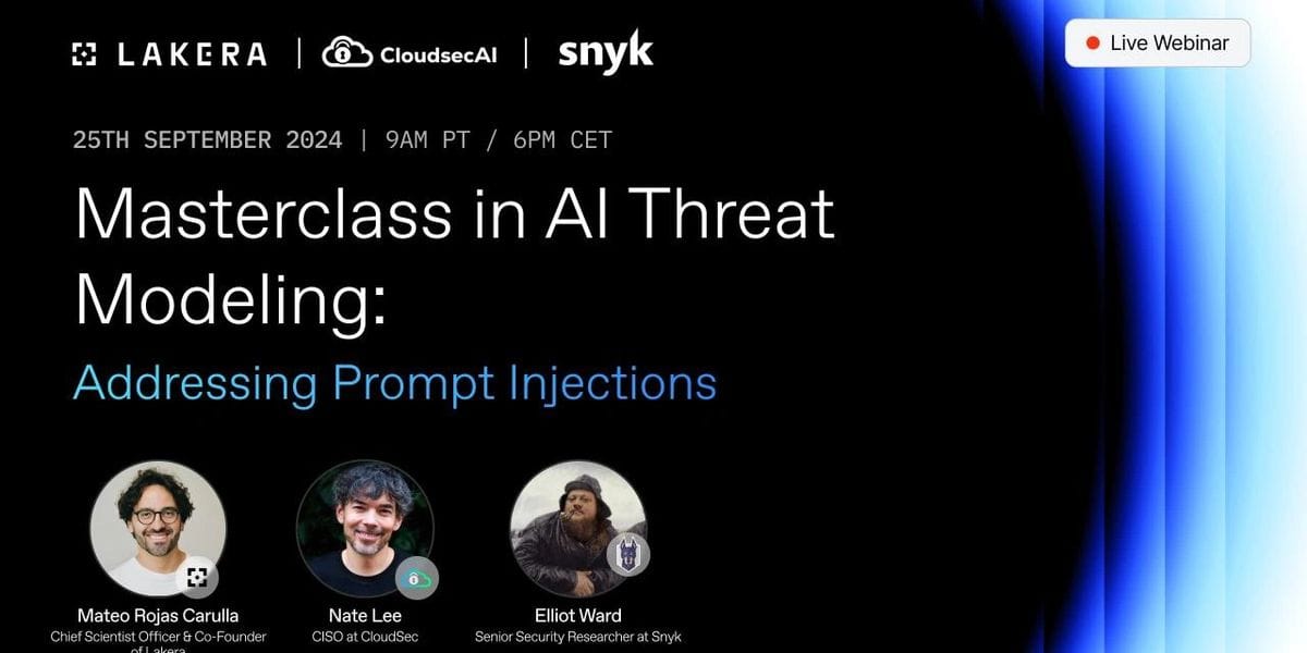 Masterclass in AI Threat Modeling