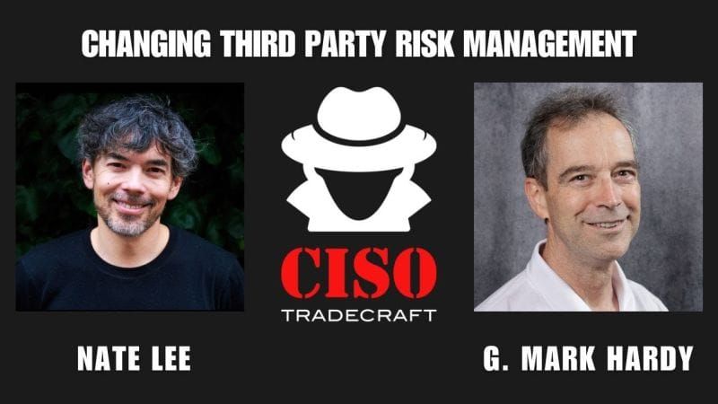 Thanks to G Mark Hardy and Ross Young for having me on one of the OGs of security podcasts, CISO…