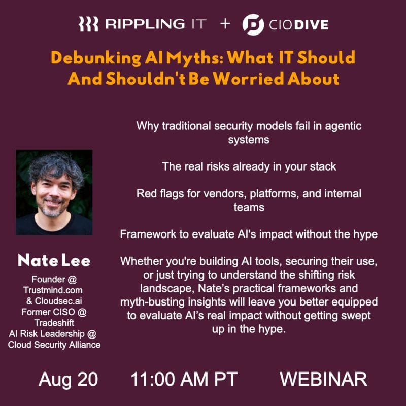 Tune in Wednesday when I'll be on Rippling's webinar sharing best practices for how IT teams can…