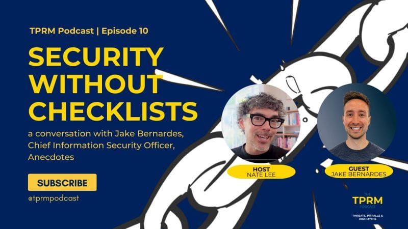Episode 10 of Threats, Pitfalls & Risk Myths, the TPRM Podcast is out!