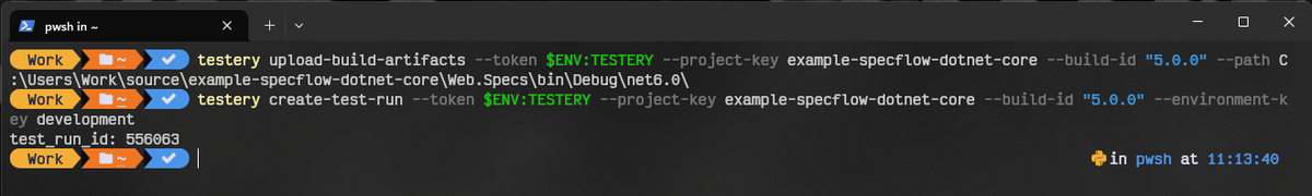 Uploading your tests to Testery