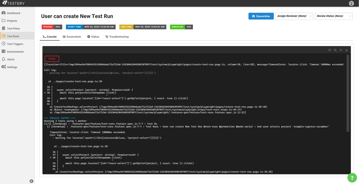 New Feature: Enhanced Console Log Viewer
